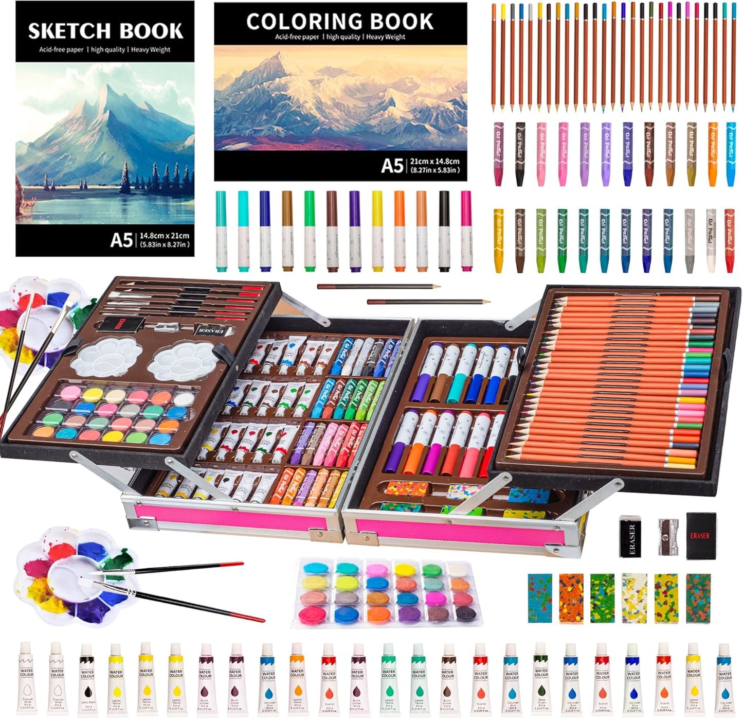 DELXUE SCHOOL ART KIT over 1,000 pieces MUST BE ENROLLING in an ART CLASS