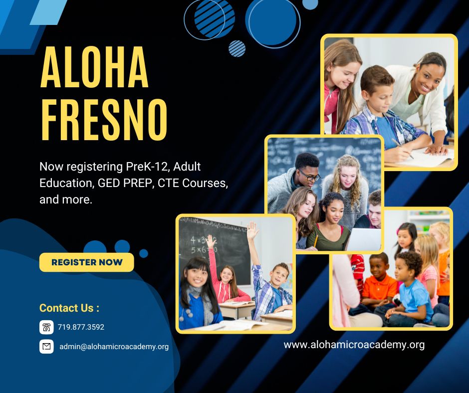 3RD TO 5TH GRADE FALL 2025 ONLINE ONLY AND IN PERSON FRESNO CA FULL PAY