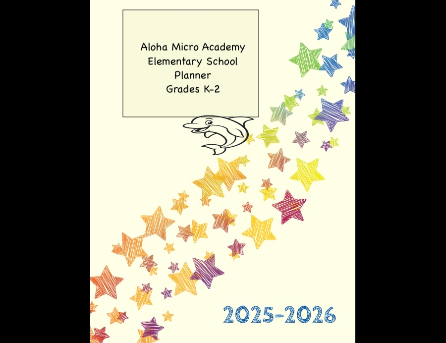 Aloha Micro Academy Custom School Planners for Fall 2025-2026