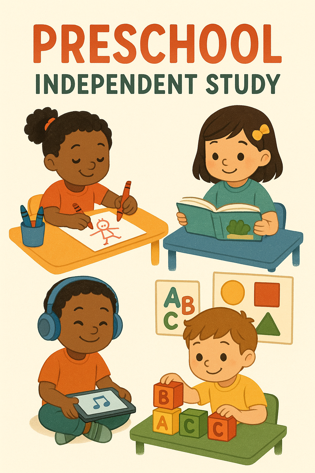 Preschool Independent Study/Homeschool Program Price is for the whole year!