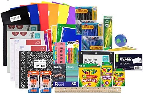 School Supply Kit Bundle - Over 90+ Items for PK-6 MUST BE ENROLLING IN ART or AMA student