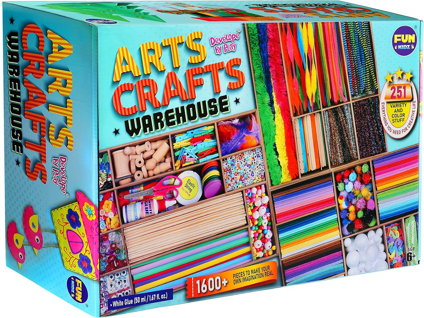 DELXUE SCHOOL ART KIT over 1,000 pieces MUST BE ENROLLING in an ART CLASS