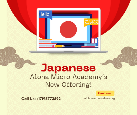 Online Japanese Classes 6 weeks