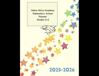 Aloha Micro Academy Custom School Planners for Fall 2025-2026