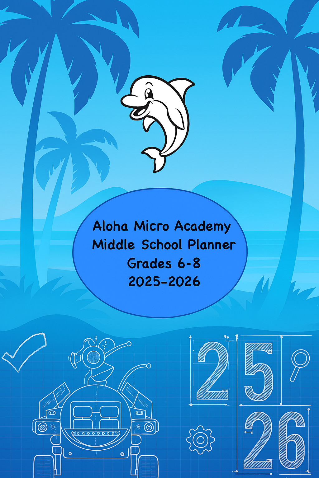 Aloha Micro Academy Custom School Planners for Fall 2025-2026