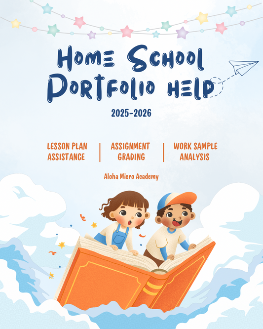 Homeschool/Home Education Portfolio program