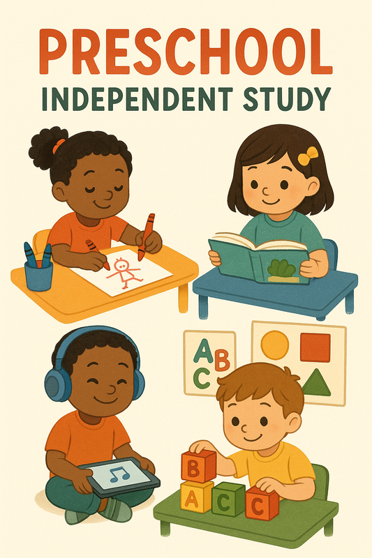 Preschool Independent Study/Homeschool Program Price is for the whole year!