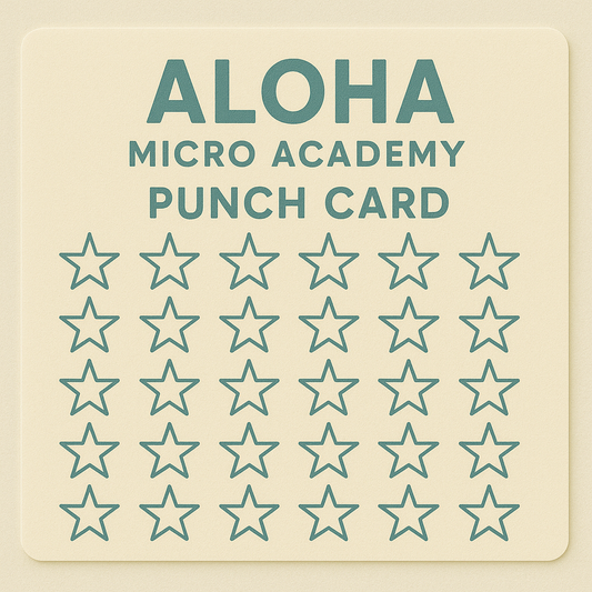 Student Drop-in Punch Card