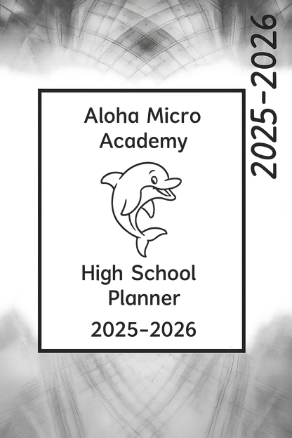Aloha Micro Academy Custom School Planners for Fall 2025-2026